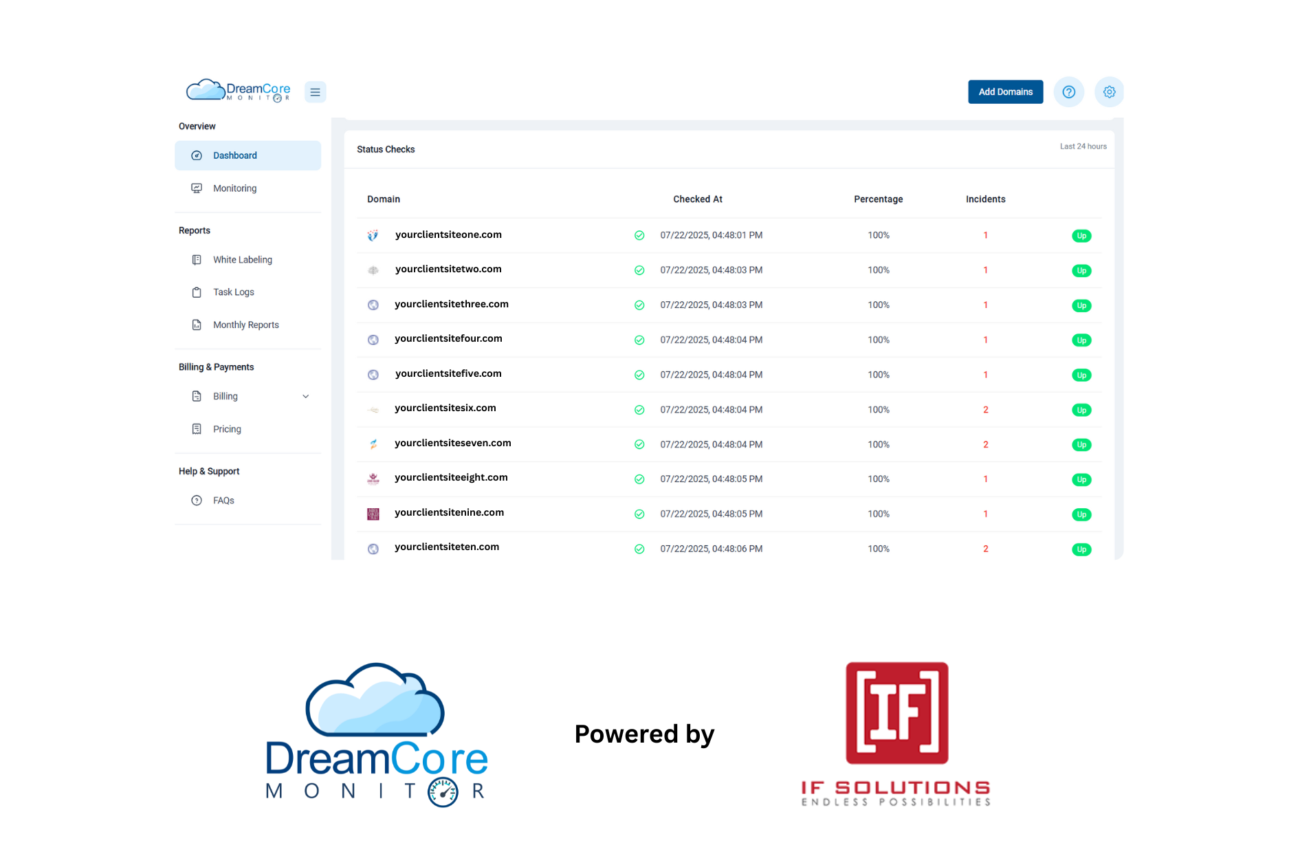 About DreamCore Monitor